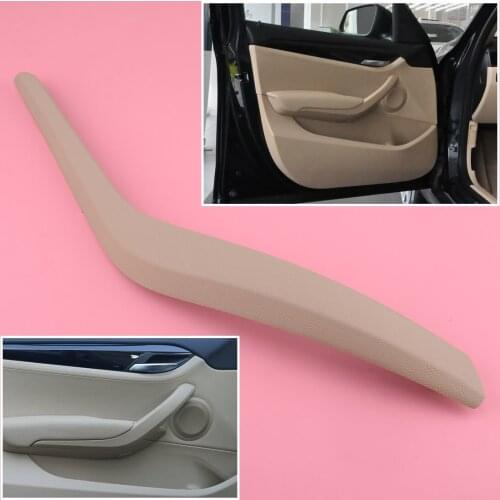 Beige Interior Left Side Door Handle Cover Trim Panel Fit For BMW X1 E84 2010 2011 2012 2013 2014 2015 2016
