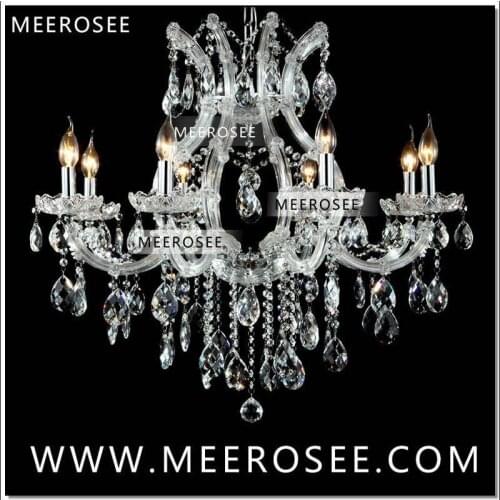 Lustre Clear White Crystal Chandelier Lighting Maria Theresa Chandelier Luminaria Lamp Cristal Avize Pendelleuchte Light Fixture