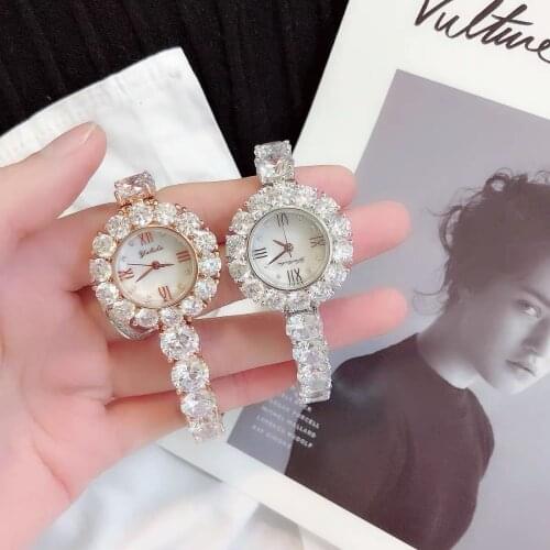 Hight Qualtiy AAA Zircon Elements Leaf Austrian Crystal Bracelet Watch for Wedding Party Fashion Jewelry Made with Wholesale