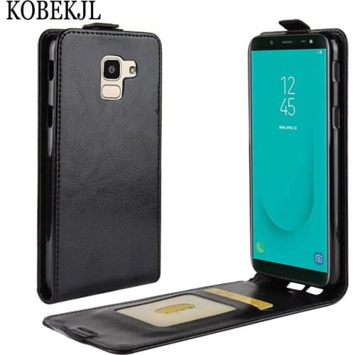 For Case Samsung Galaxy J6 2018 Case Flip PU Leather Back Cover Phone Case For Samsung Galaxy J6 2018 J600F J600 SM-J600F 5.6"