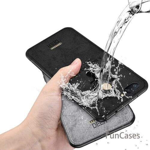 Xiaomi Redmi 6 Case Cartoon deer Vintage Fabric cloth Fitted Case Soft TPU edge full protection for Xiaomi Redmi 6A cover