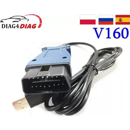 New V160 JLR Pro OBD2 Scanner OBDII Interface Auto Diagnostic Tool JLR SDD V160 for Jaguar for Land Rover 2005-2017