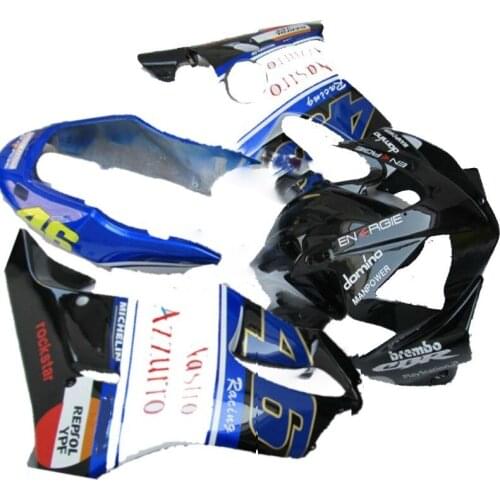 Dor-Injection mold for CBR 600 F4i fairings Blue white 2004 2005 2006 2007 CBR600 F4i 04 05 06 07