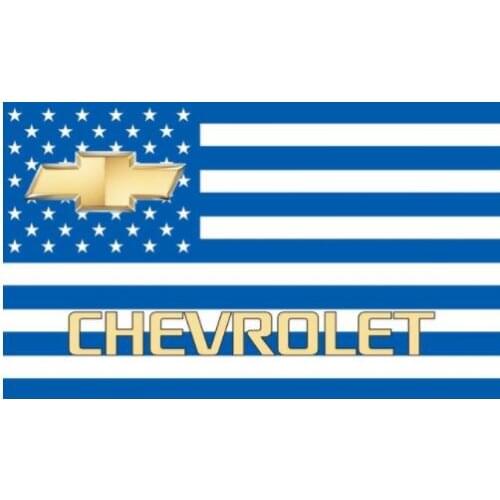 Chevy Chevrolet Racing Flag 3x5ft Custom Banner 90x150 cm