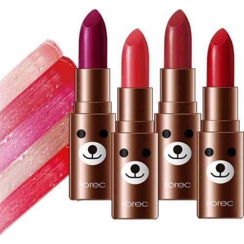 HOREC Charming Moisturizer Makeup Lipstick, Long-lasting Waterproof Lips stick Nude LipBalm 5 Colors options make up Lips