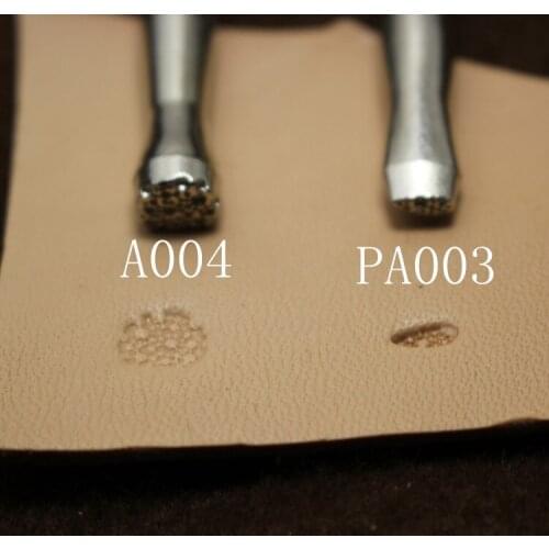 New 2pc/set DIY Printing Leather Printing Tools Hand Leather Making Tools A004 PA003