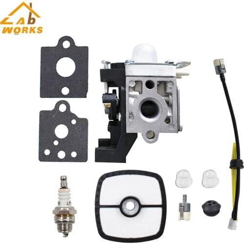 Carburetor For Zama RB-K93 Echo SRM-225 GT-225 PAS-225 Air Filter Fuel Line Kit