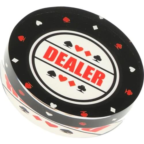 Dealer Button For Party Casino Game Tournaments 3inch Diameter