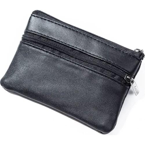 Genuine Leather Coin Purse Wallet Key Bag