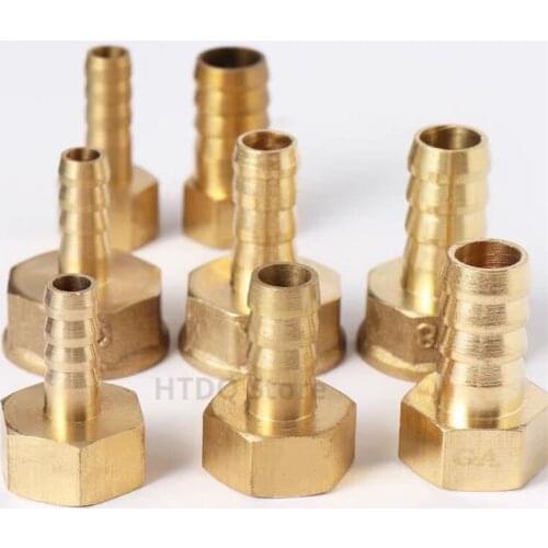 Brass Hose Fitting 4mm-19mm Barb Tail 1/8" 1/4" 1/2" 3/8" BSP Female Thread Copper Connector Joint Coupler Adapter