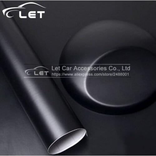 300 x10/20/30/40/50CM/Lot Matt Matte Black Car Auto Body Sticker Decal Self Adhesive Wrapping Vinyl Wrap Sheet Film