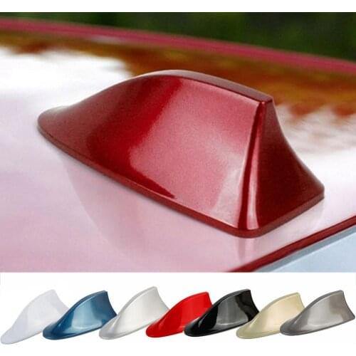 Universal Car Shark Fin Adhesive Sticker Auto Antenna Exterior Roof FM/AM Signal Radio Aerial for BMW