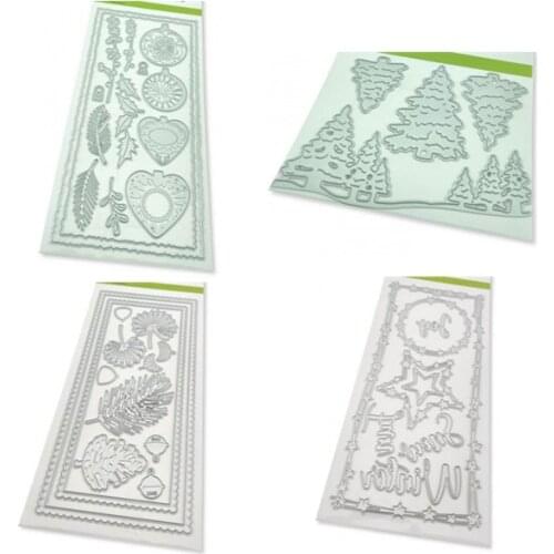 ZY 2021 New Arrival Presell Christmas Metal Cutting Dies for DIY Scrapbooking/photo album Decorative Embossing DIY Paper Cards