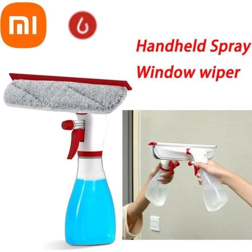 Xiaomi YIJIE 2 in 1 Handheld Window Glass Brush Wiper Cleaner 2 Modes Adjustable Spray Home Bathroom Car Window Washing Scraper