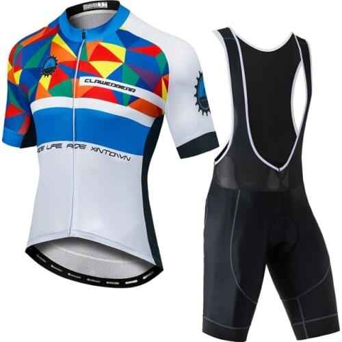 YOCENE High Quality Compression Breathable Bike Clothing Mountain Bike Shorts Sleeve Set Wholesale Summer Bicycle Jersey