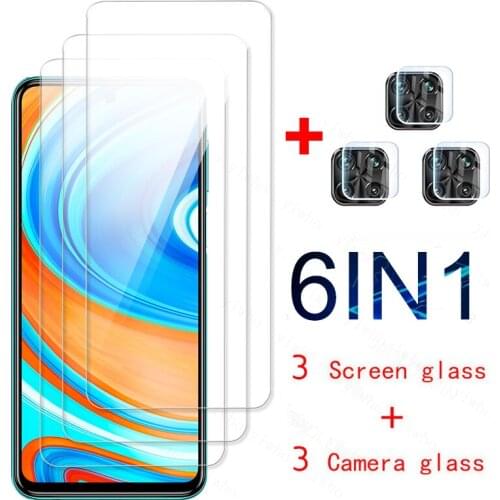 Protective glass for redmi note 9s 9 pro max 9t camera protector glass for xiaomi redmi note9 9pro 9a 9c 9 t full screen film