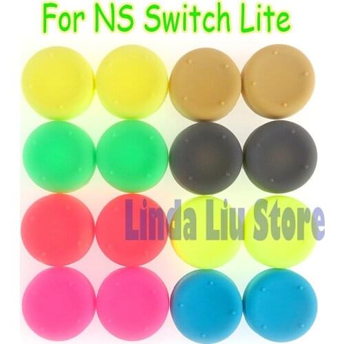 2pcs Anti-Slip Thumb Stick Cap For Nintend Switch NS Lite Rocker cap silicone Joysticks Controller For NS Switch lite