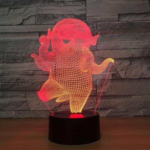 Baby Bedroom Bedroom 3d Small Night Light Creative Gift Led Usb 3d Light Fixtures Kids Room Led Kids Lights Lamps