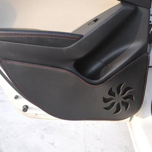 4pcs pu for Mazda 3 Axela 2014-2016 Door anti-kick pad protection mats sticker