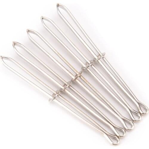 5 piece Sewing Tool Stainless Steel clip for Elastic Band Sewing Craftwork Hand Sewing Stitching Repair Tools