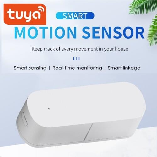 Tuya Vibration Sensor Zigbee Wireless Smart Home Security Motion Detector For Window Door Safety Alarm Tuya APP Control