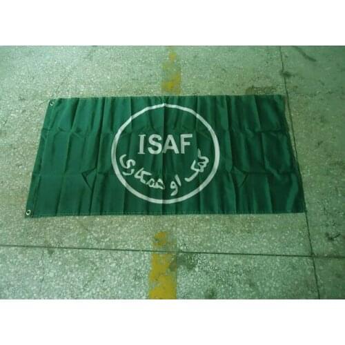 For ISAF flag , can custom print file,90X150CM size,100% polyster,ISAF banner