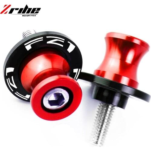 For YAMAHA FZ1 FAZER YZFR1 YZF-R1 YZF R1 R6 R125 6mm Swingarm Stand Screws CNC Motorcycle Accessories Swing Arm Spools Sliders