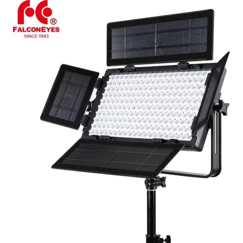 Falconeyes LP-2005TD LED Video Light 100W 200pcs LEDs Color Temperature Adjustable Touch Panel Control Studio Light
