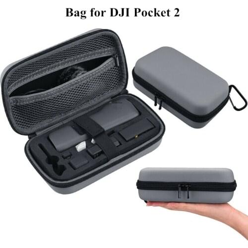 Pocket 2 Portable Box Case Accessories for DJI Pocket 2 Creator Combo Bag Hard Cover Shell Waterproof Storage Mini Handbag Parts