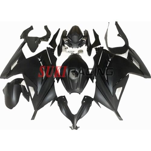 For KAWASAKI NINJA 300 Ninja300 2013-2015 2016 2017 2018 Motorcycle ABS Plastic Matte Black Color Full Bodywork Fairing Kit Set
