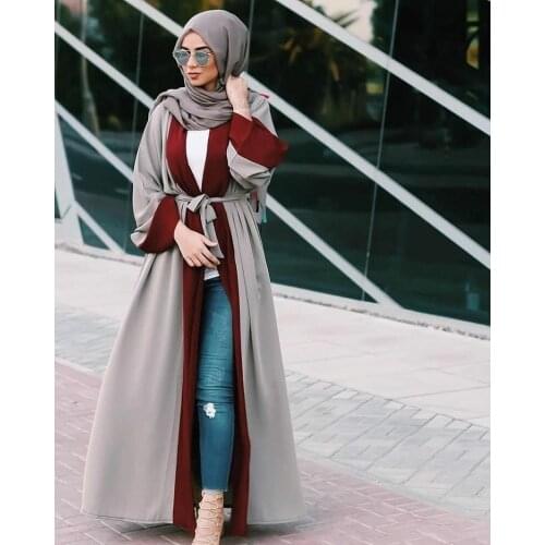 Plus size Elegant adult Muslim Abaya Arab Turkish Singapore Jilbab Dubai Long Dress Muslims Women Dresses Islamic dress wj1239