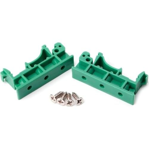 PCB 35mm DIN Rail Mounting Adapter Circuit Board Bracket Holder Carrier Clips L15