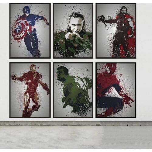 5D DIY Diamond Painting Kit Marvel Avengers Superhero Movie Full Square Rhinestone Diamond Embroidery Mosaic Handmade Gift
