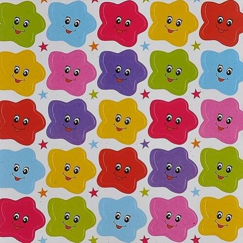 10 Sheets Smile Stars Decal School Children Kids Teacher Reward Cartoon Stickers Diary Sticker Scrapbook Decoration Stationery