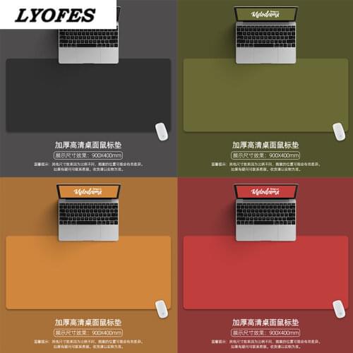 Solid color Mouse Pad Laptop Mouse Mat Cute Mouse Pad Large Writing Desk Mats Gaming Deskpad for Office Home Gamer 80x30