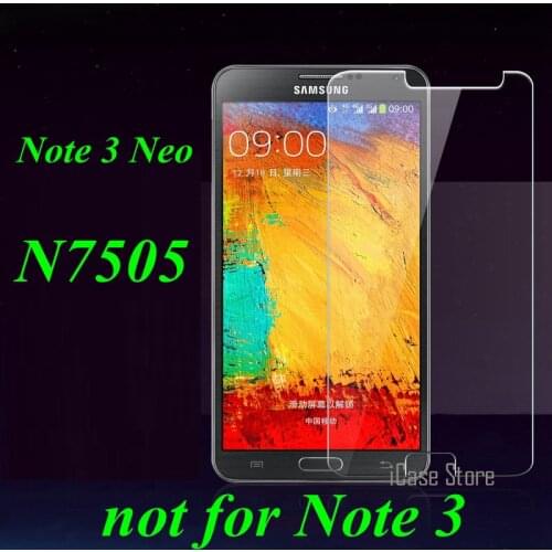 9H 0.26mm Tempered Glass For Samsung Galaxy Note 3 Neo 3G N750 LTE+ N7505 5.5inch (Not For Note 3) Screen Protector Film Case
