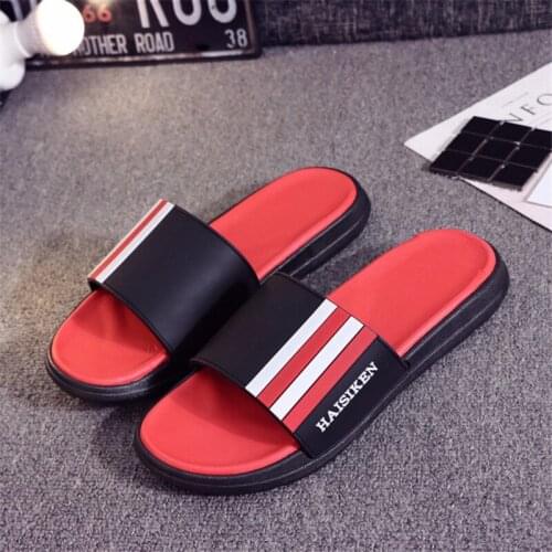 Dropshipping Slippers Men Couple Lovers Home Slippers Flip Flops Soft Comfort Flat Platform Slipper Male/Female Slides Men Shoes