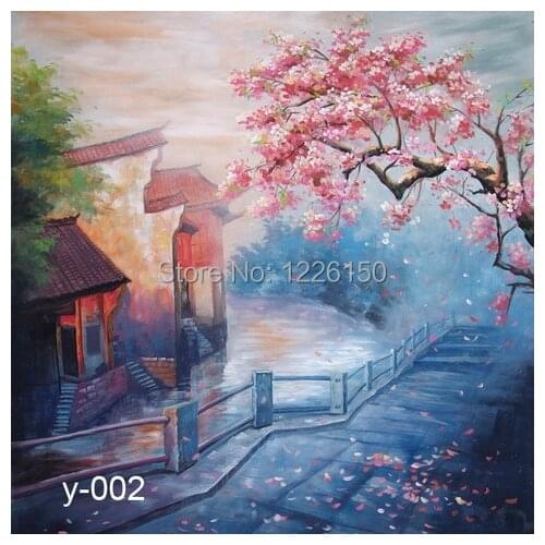 Mysterious scenic Backdrop y-002,10ft x20ft Hand Painted Photography Background,estudio fotografico,backgrounds for photo studio