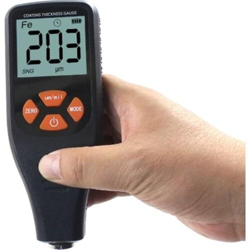 0-1500um Brand Coating Thickness Gauge Fe/NFe Proble Car Auto Digital Coating Thickness Meter Anodizing Film Thickness Tester