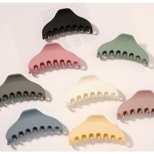 1PC Korean Solid Small Hair Claws Elegant Hairpins Barrette Crab Hair Clips Headwear for Women Girls Hair Accessories