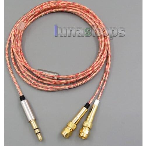 LN005385 3.5mm Soft OFC Shielding Earphone Cable For HiFiMan HE400 HE5 HE6 HE300 HE560 HE4 HE500 HE600 Headphone