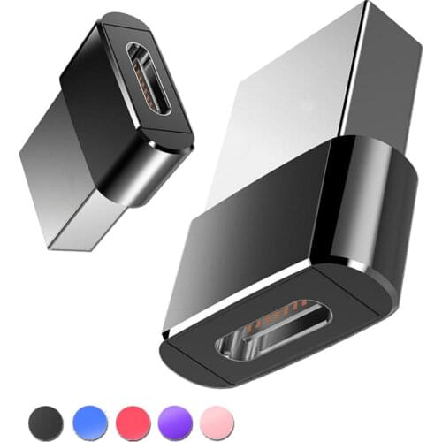 1pc Mini USB-C Flash Drive Type-c USB 2.0 Male To Type-c Female Converter Adapter Adapter Computer Phone Adapter