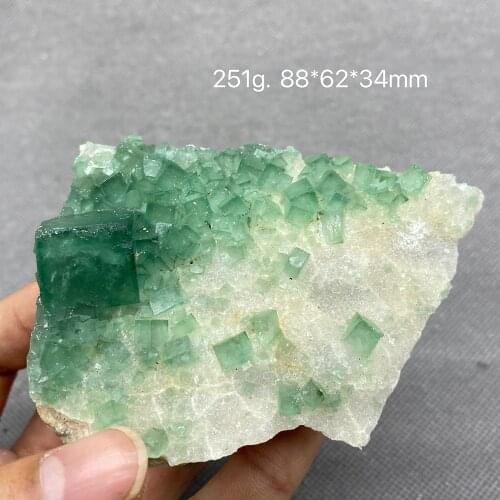 100% Natural green fluorite Mineral specimen cluster Stones and crystals Healing crystal Free shipping