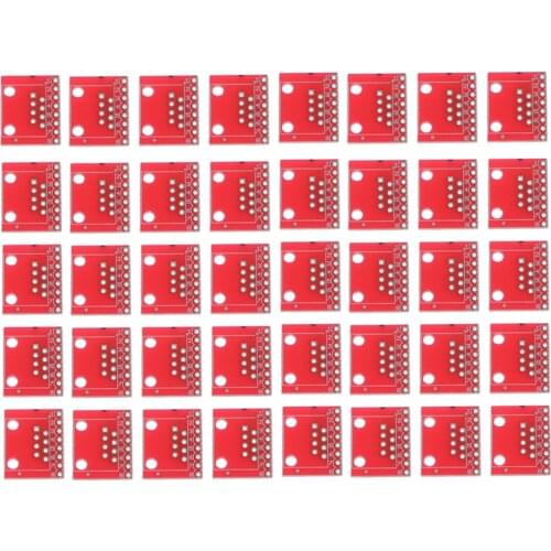 40x Small PCB RJ45 8P8C to Screwless Terminal Connector and Breakout Board