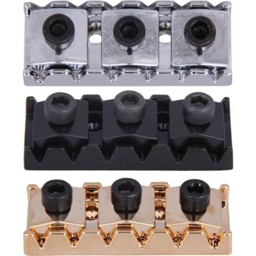 42.2mm Zinc Alloy Guitar Locking Nut String Lock for Guitar With Allen Wrench Guitar Accessories Black/Silver/Gold