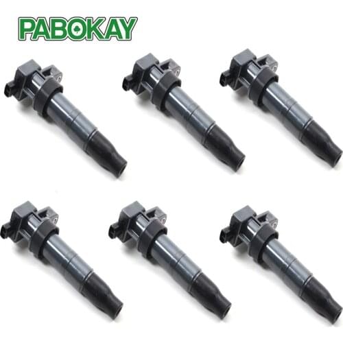 6 pieces x NEW 06-12 for HYUNDAI KIA IGNITION COIL CNC374 273013C000 273013C010 27301-3C010 0230083 1788292 UF546