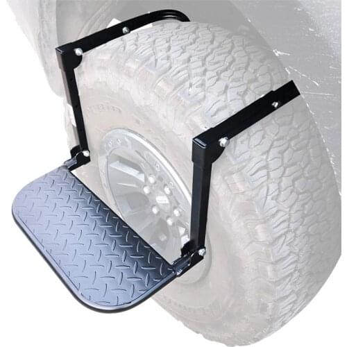 Auto Tire Step Attachment for Truck SUV Universal Car Durable Tire-mounted Wheel Step