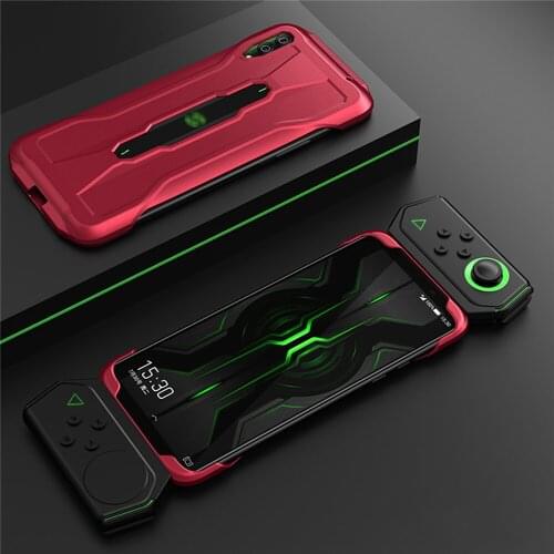 Phone Borderless Double Slide Rail Case Support Game Handle for Black Shark 2 Pro Gaming Phone Protective Back Cover