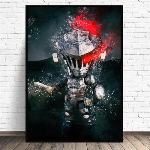 Chibi Goblin Slayer Anime Art Print Modern Poster Wall Pictures Living Room Decor