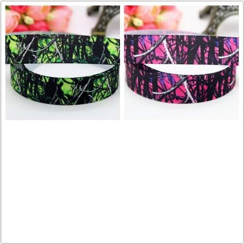 DHK 7/8'' Free shipping camo horse unicorn printed grosgrain Ribbon headwear hair bow diy party decoration OEM 22mm B1539